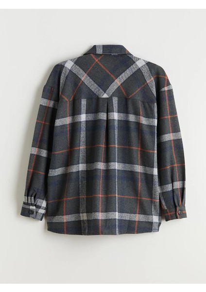 Lcw Vision Yeşil Ekose Oversize Kadın Oduncu Gömlek Ceket fiyatları