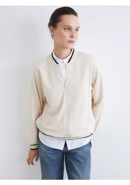Lcwaıkıkı Basic Gri Kadın Kolej Ceket