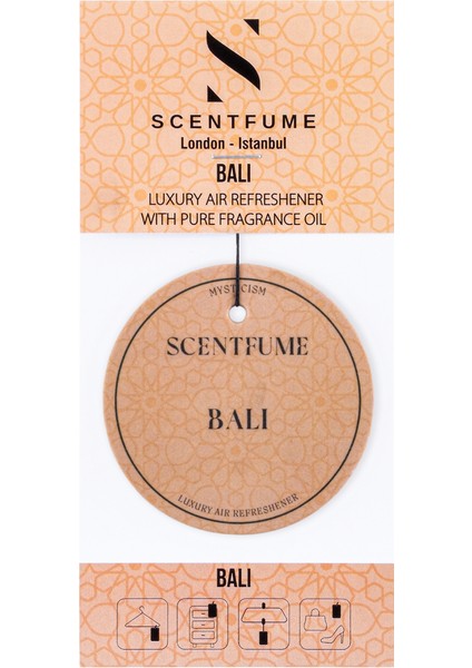 Bali Koku Kartı - Araç Kokusu - Oto Kokusu - Asmalı Koku modelleri