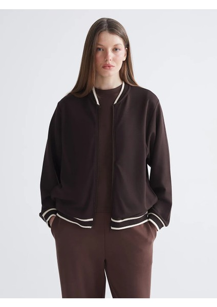 Lcwaıkıkı Basic Kahverengi Kadın Kolej Ceket