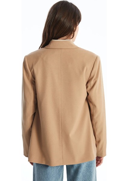Lcw Vision Bej Düz Uzun Kollu Kadın Blazer Ceket fırsatları