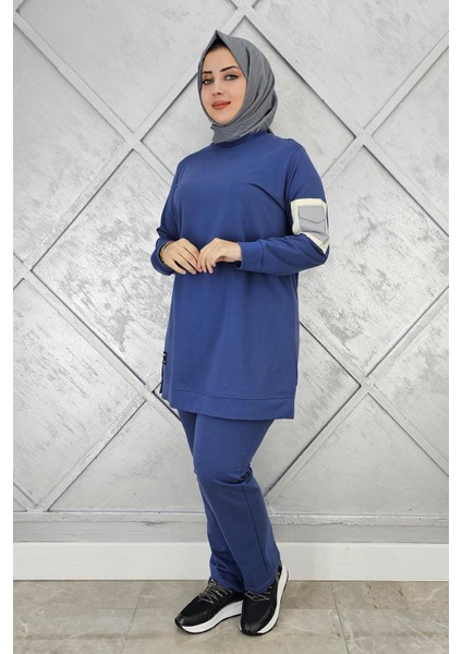 Kadın Kol Cep Detaylı Tesettür Takım modelleri
