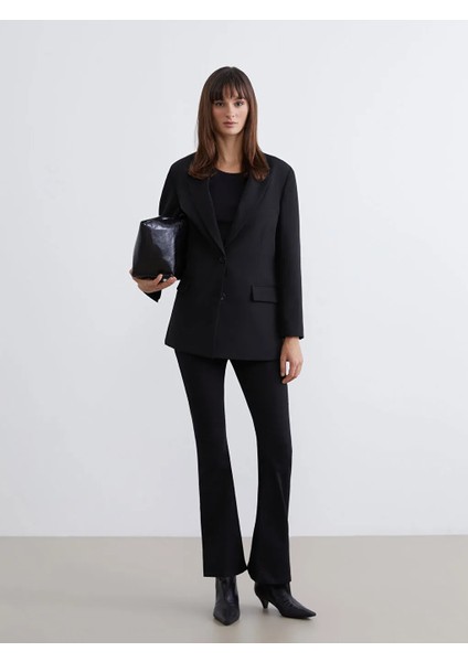 Lcw Vision Siyah Krep Kadın Blazer Ceket fiyatları