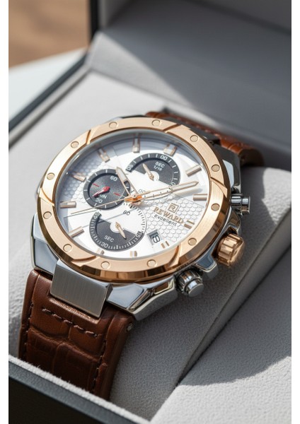 Kahverengi Deri Kordon Erkek Kol Saati LA147295 fırsatları