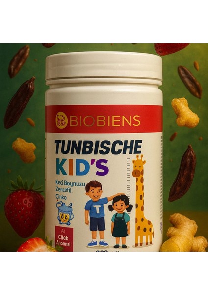 Biobiens Tunbische Kids Kilo Aldırıcı Boy Uzatıcı 200GR.