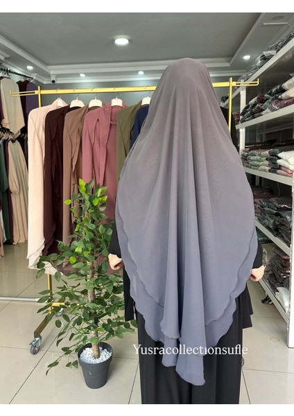 Tesettür Gölgeli Oval Sufle modelleri