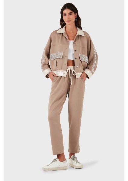 Via Dante Relaxed Fit Normal Bel Düz Paça Pul Detaylı Pantolon Bayan Pantolon 69143450 fiyatları