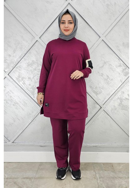 Kadın Kol Cep Detaylı Tesettür Takım modelleri