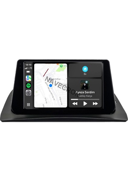 Renault Kangoo 2010-21 9" Uyumlu Android Multimedia Gerçek 4/64 Kablosuz Carplay Geri Görüş Kameralı