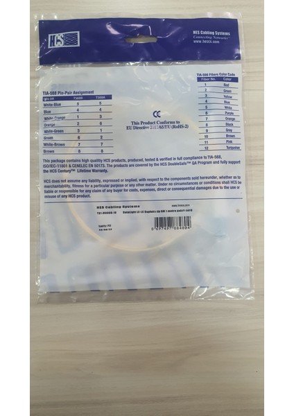 Fiber Optik Patch Cord Kablo Lc-Lc Dx Single Mode 1m