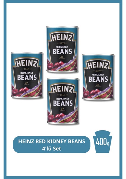RED KIDNEY BEANS 400g 4'lü Set