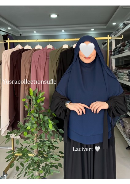 Tesettür Gölgeli Oval Sufle