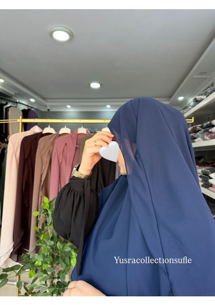 Tesettür Gölgeli Oval Sufle modelleri