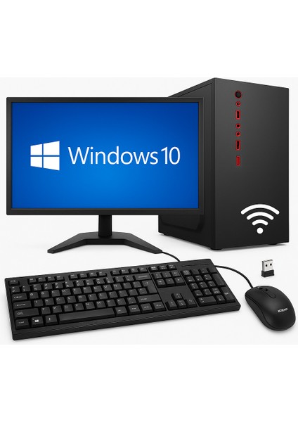 Intel I5 2400 8 GB Ram 128 GB SSD Wifi Klvaye Mouse 19 Inc Win 10 Set Masaüstü Ofis Bilgisayarı