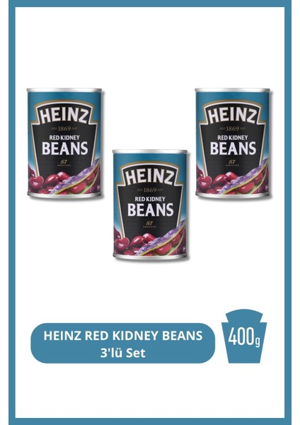 RED KIDNEY BEANS 400g 3'lü Set