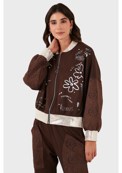 Via Dante Oversize Fit Kolej Yaka Kol Detaylı Ceket Bayan Ceket 69144040