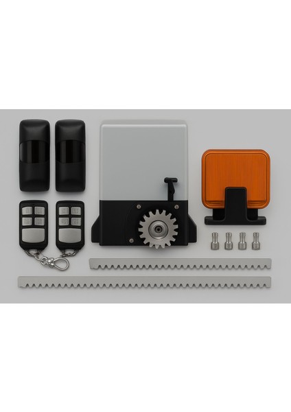 pt 600 Otomatik Sürgülü Yana Kayar Bahçe Garaj Kapı Motoru ( Kit Paket )