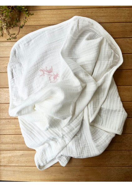 %100 Pamuk Yenidoğan Kız Bebek Hastane Çıkış Seti 10 Parça – Müslin Pembe fırsatları