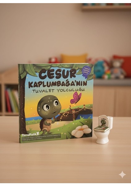 Cesur Kaplumbağa'nın Tuvalet Yolculuğu-Tuvalet Eğitim Kitabı