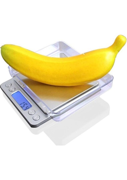 ® Elektronik 3000 gr Kapasiteli Dijital Hassas Mutfak Tartısı ve 5'li Pratik Ölçü Kaşığı