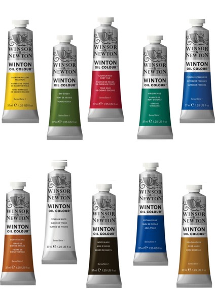Winsor & Newton Winton Oil Set 10 X37ML Profesyonel Şövale Set fırsatları