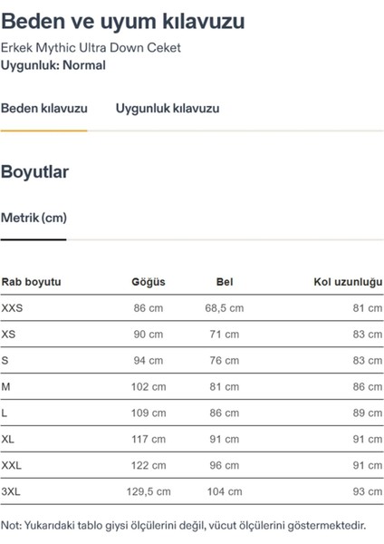 Mythic Ultra 900 Fill Erkek Kaz Tüyü Ceket Xl - Turuncu