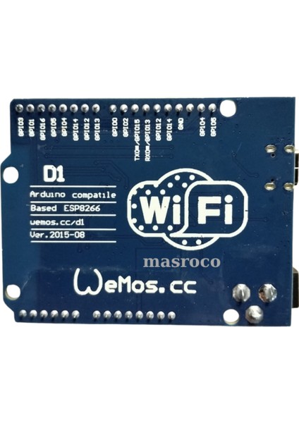 Wemos D1 Arduino ESP8266 Wifi Kontrol Kartı-Typec+Hediye Setli fiyatları