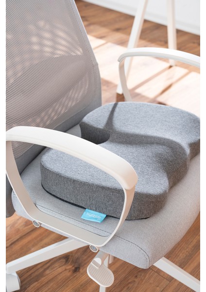 COCCYX Ortopedik Visco Oturma Minderi Kuyruk Sokumu Visko Minder 45x34x7 cm