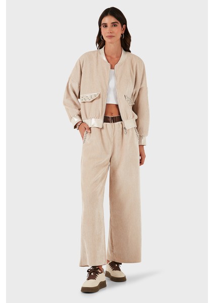 Via Dante Oversize Fit Kolej Yaka Fermuarlı Ceket Bayan Ceket 69143940 fiyatları