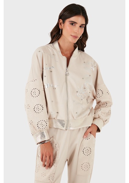 Via Dante Oversize Fit Kolej Yaka Kol Detaylı Ceket Bayan Ceket 69144040