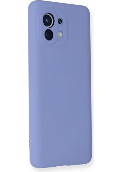 Xiaomi Mi 11 Kılıf Nano Içi Kadife Silikon - Lila fiyatları