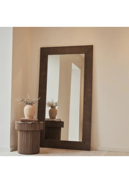 Sıcak Ahşap Ekstra Büyük Premium Boy Aynası 190CM x 100CM