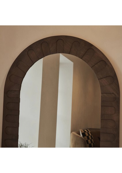 Sıcak Ahşap Ekstra Büyük Premium Kemerli Ayna 190CM x 110CM modelleri