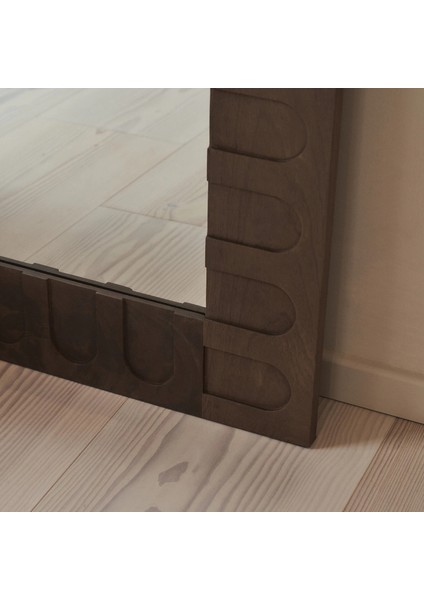 Sıcak Ahşap Ekstra Büyük Premium Ayna 200CM x 120CM fırsatları