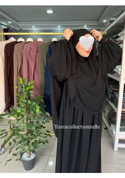 Tesettür Gölgeli Oval Sufle