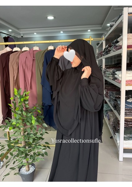 Tesettür Gölgeli Oval Sufle modelleri