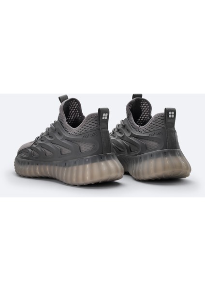Erkek Gri Nefes Alan Hafif Sneaker Ayakkabı A51Y8011