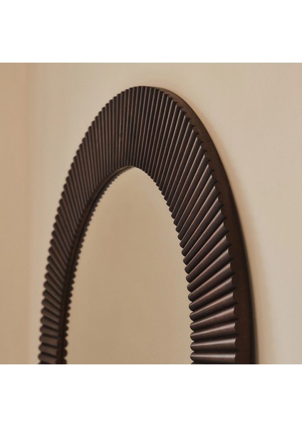 Koyu Ahşap Ekstra Büyük Premium Kemerli Boy Aynası 180CM x 100CM fiyatları