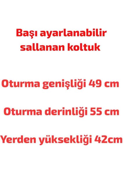Başı Ayarlanabilir Sallanan Koltuk fiyatları