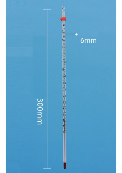 Alkollü Kimya Termometresi Laboratuvar Termometresi 0°c +150°C 2 Adet