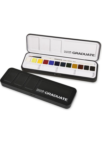 Schoellershammer 25X35 15 S Teknik Çizim Kağıdı 200 gr Daler Rowney Graduate Suluboya Seti 12 Renk