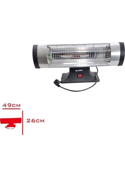 Lider Quartz Isıtıcı Soba Ayak Altı Şipşak 1600 W fiyatları