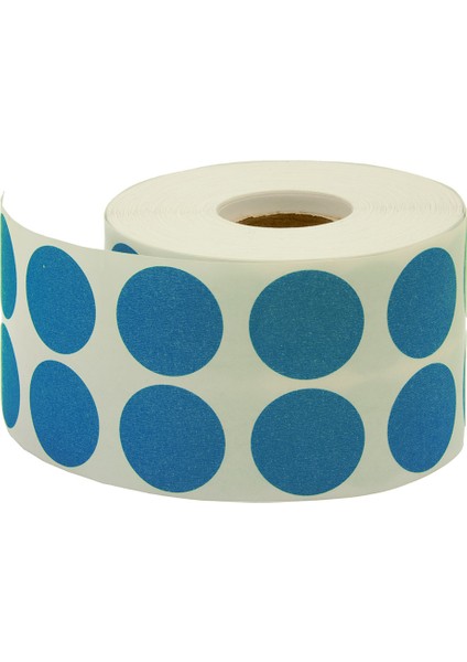 Nokta Etiketi 25 mm Mavi 2500 Lü