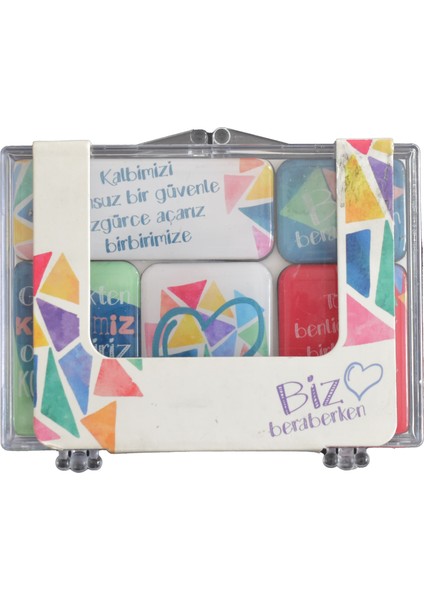 Biz Beraberken Buzdolabı Magneti