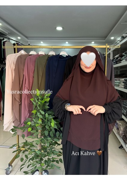 Tesettür Gölgeli Oval Sufle