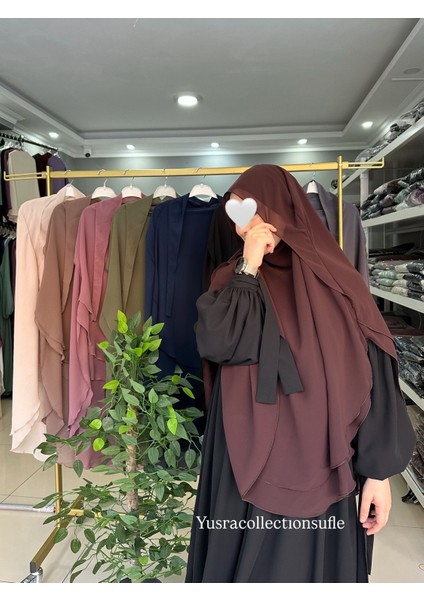 Tesettür Gölgeli Oval Sufle indirimleri