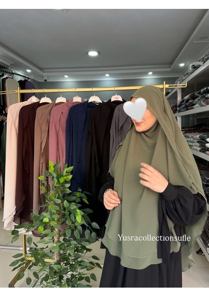 Tesettür Gölgeli Oval Sufle