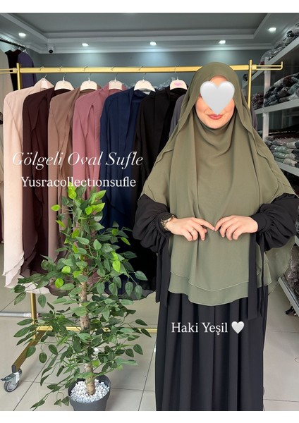 Tesettür Gölgeli Oval Sufle indirimleri