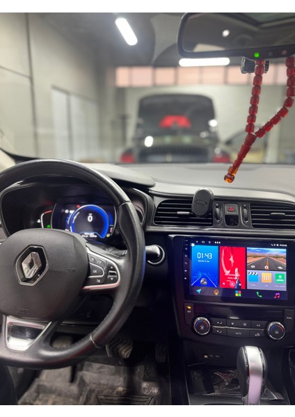 Renault Kadjar 2014-18 9” Uyumlu Android Multimedia Gerçek 4/64 Kablosuz Carplay Geri Görüş Kameralı modelleri