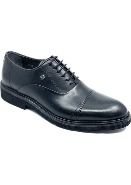 Hakiki Deri Siyah Erkek Ayakkabı 1070 46 42